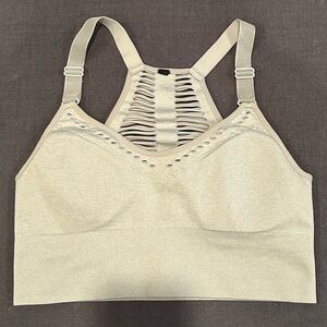 Women's Cream Strappy Bralette